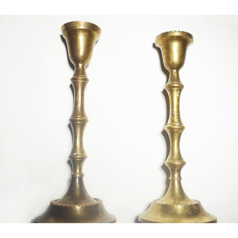 Messing Altar Kerzenleuchter 2 Stck. (Vintage)