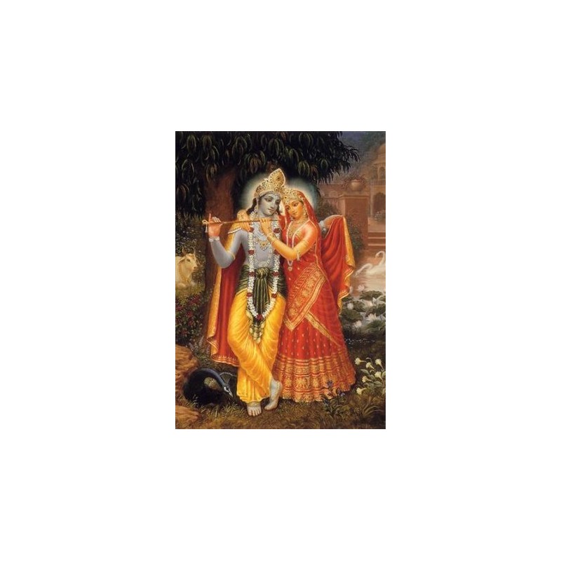 Radha & Krishna (Postk.) Card