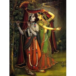 Radha and Krishna Meet (Briefkarte)