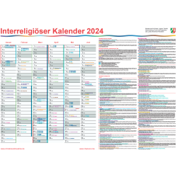 Interreligiöser Kalender NRW 2024