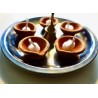 Diya Clay 6cm simple Divali Ton Öllampe