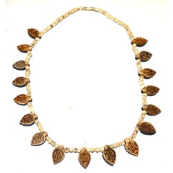 1fach Maha Mantra Radha Locket Tulsi Halsk.