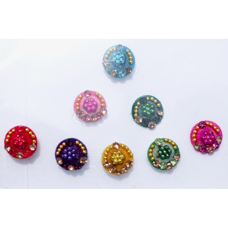 Bindi 8x rund und bunt