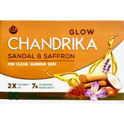 Chandrika Seife 75g  Sandelholz & Safran Ayurveda