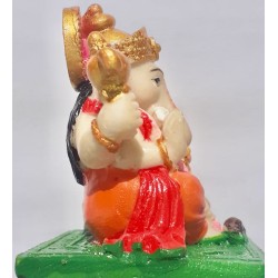 Ganesh mit Ratte Mini Ganesh Ganpati aus Marmorit