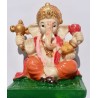 Ganesh mit Ratte Mini Ganesh Ganpati aus Marmorit