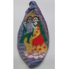 Bead Bag Radha Krishna Blaugrau Gebetsbeutel Japa Mala Bag Beadbag