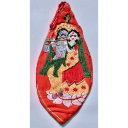 Bead Bag Radha Krishna Rot...