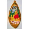 Bead Bag Radha Krishna Braun Gebetsbeutel Japa Mala Bag Beadbag