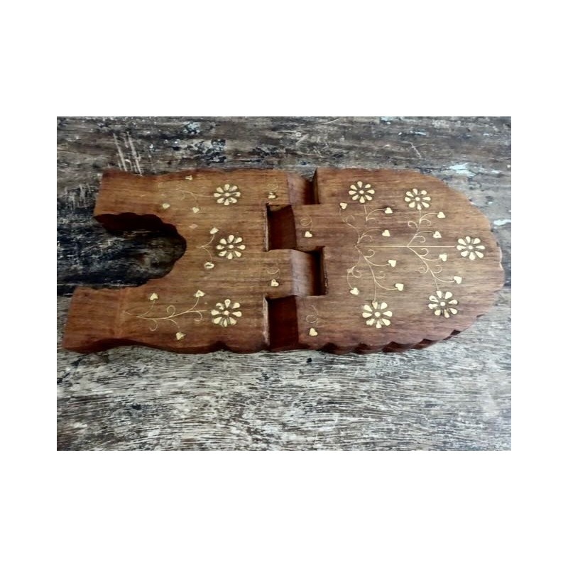 Buchständer groß mit Messing book stand with brass