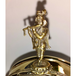 Krishna Deity Brass Figure...